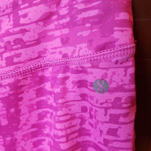 Layer 8 L pink capri leggings - Picture 3 of 5